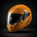 AVRO Wooden Spark helmet - side view
